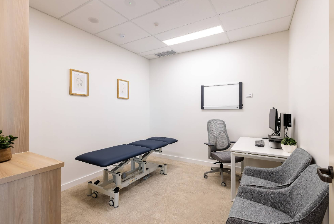 Consulting room at Noosa Specialist Sports Medicine